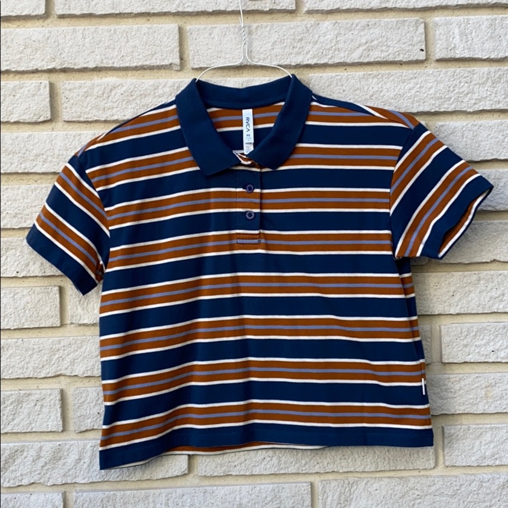 Striped button up shirt
